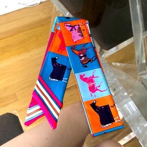 Twilly scarf with horses